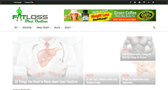 Desktop Screenshot of fatlossdietonline.com